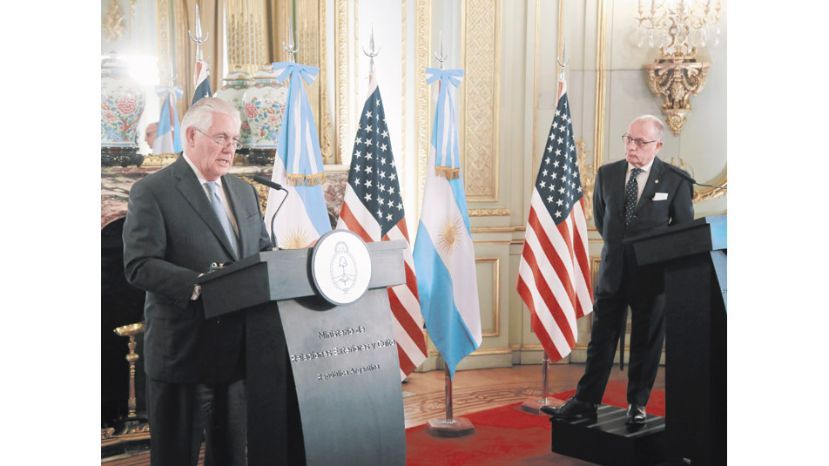 Acero, carnes y biodiésel: los planteos del Gobierno ante el canciller de Trump