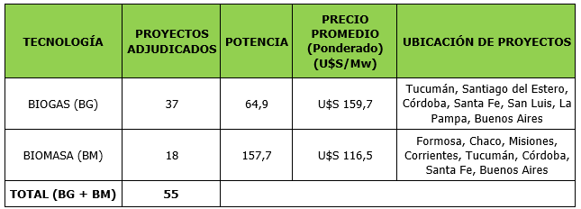 RenovAr, una forma de agregar valor con bioenergías