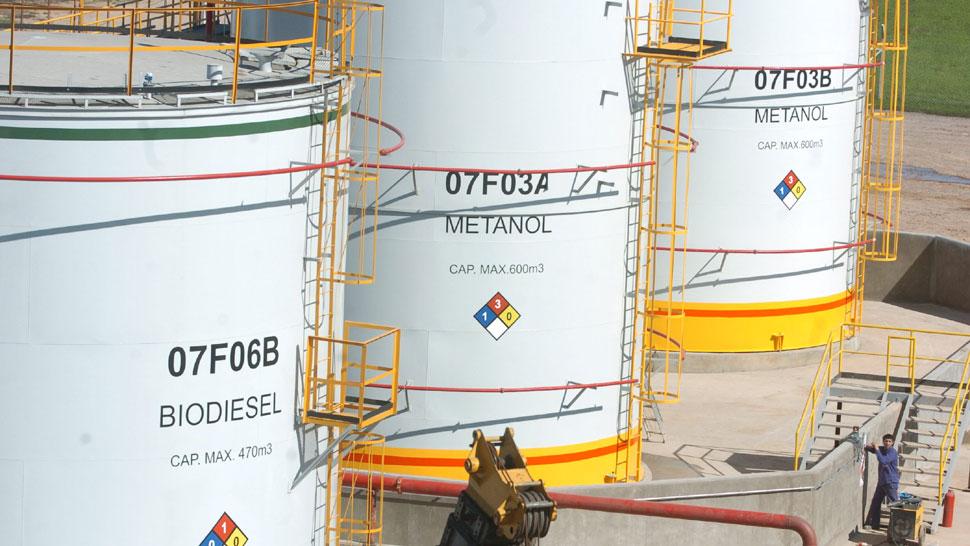 Cisternas en industria de biodiesel