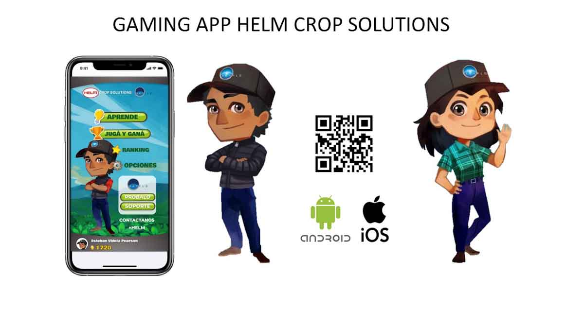 Helm lanzó un videojuego que te enseña a utilizar la plataforma de agricultura digital SKYFLD