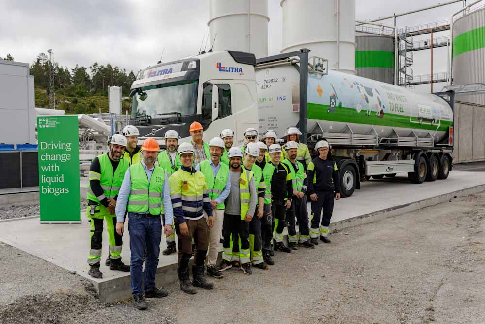La planta de licuefacción de biogás más grande del mundo entregó su primer lote