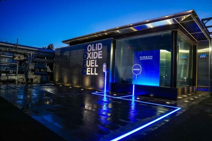 En su planta industrial de Japón, Nissan generará su propia energía con bioetanol en una celda SOFC