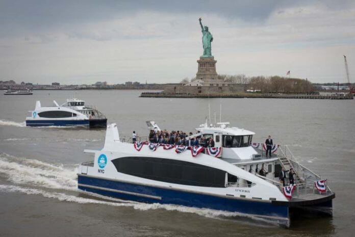 ¿Te imaginás visitar la Estatua de la Libertad en un ferry sostenible? Nueva York adopta una nueva ruta ecológica en el transporte marítimo