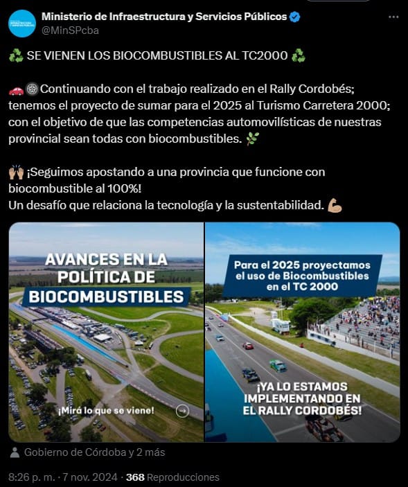 Turismo Carretera 2000: ¿Una nueva era del automovilismo argentino impulsada con bioetanol?