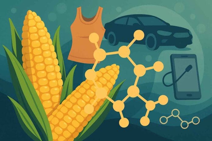 Elastómeros biobasados derivados de maíz para aplicaciones industriales sostenibles.