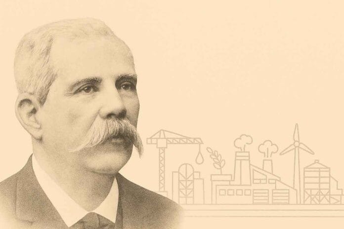 Luis A. Huergo, primer ingeniero argentino, pionero de la infraestructura nacional y precursor del desarrollo productivo. Por él, se celebra el Día del Ingeniero