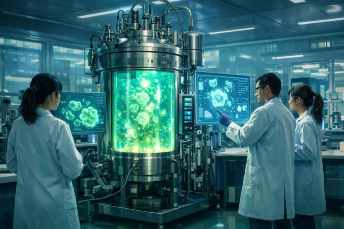 Cultivo de iPS hipoinmunes en biorreactor para terapias celulares alogénicas en un laboratorio japonés