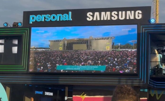 streaming carbono neutral Lollapalooza Argentina