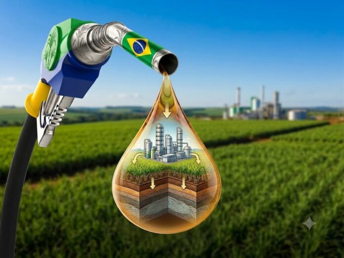Biorrefinería de biocombustibles en Brasil con caña de azúcar, maíz y captura de carbono biogénico