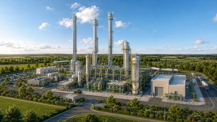 Catalyxx levantará en Portugal su primera planta comercial de butanol a partir de bioetanol Complejo industrial y puerto de aguas profundas de Sines, sede de la planta de butanol a partir de bioetanol de Catalyxx