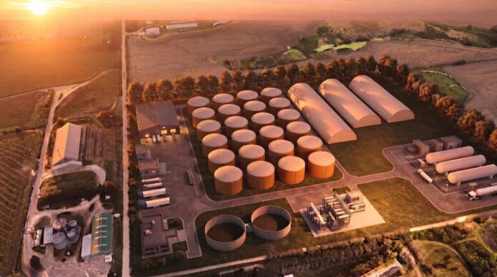 Crespo quiere convertir una de las mayores concentraciones avícolas del país en un polo de energía y biofertilizantes Esquema de la futura planta de biogás en Entre Ríos ubicada en Crespo